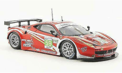 Ferrari 458 Italia GT2 1/43 Fujimi No.59 Luxury Racing 24h Le Mans 2012 diecast model cars