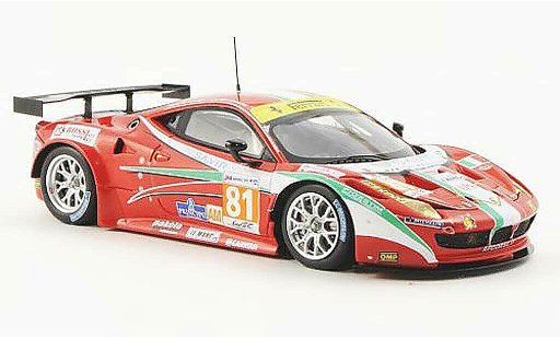 Ferrari 458 Italia GT2 1/43 Fujimi No.81 AF Corse 24h Le Mans 2012 diecast model cars