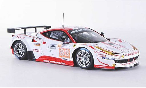 Ferrari 458 Italia GT2 1/43 Fujimi No.83 JMB Racing 24h Le Mans 2012 diecast model cars