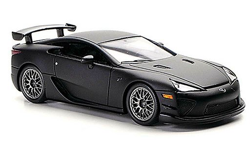 Lexus LFA Nurburgring Package 1/43 Ebbro mattblack diecast model cars