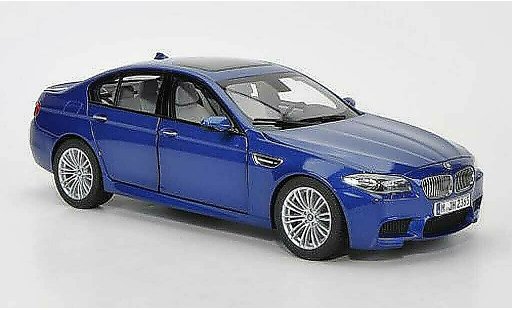 Bmw M5 berline 1/18 Paragon F10 blue 2012 diecast model cars