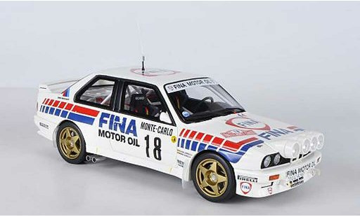 Bmw M3 course 1/18 Ottomobile E30 Gr.ANo.18FinaM.Duez / A.LopesRally Monte Carlo 1989 diecast model cars