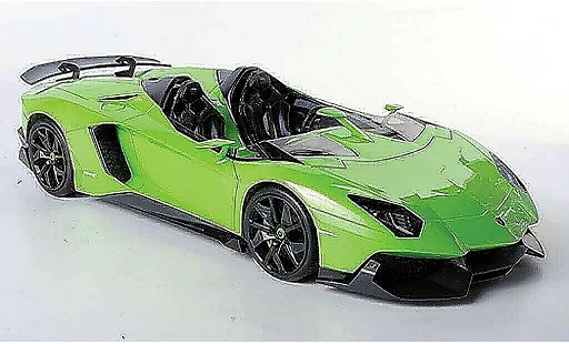 Lamborghini Aventador J 1/18 MR Collection green 2012 diecast model cars