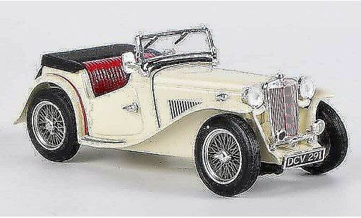 MG TC Base 1/43 Vitesse open cream 1945 diecast model cars