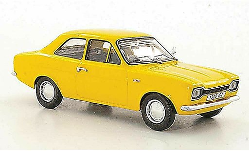 Ford Escort MK1 1/43 Trofeu 1300 GT yellow LHD 1968 diecast model cars