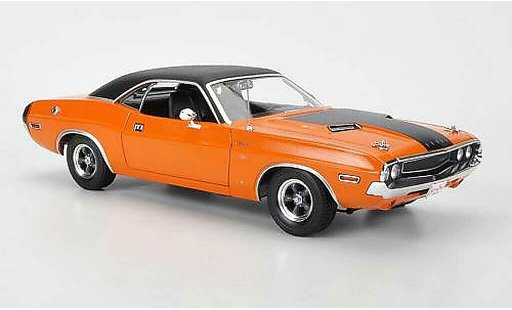 Dodge Challenger 1970 1/18 Greenlight R/T orange/matt black Fast & Furious 2 diecast model cars