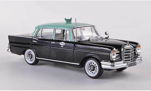 Mercedes 220 SE 1/43 Vitesse (W111) Taxi Lissabon (P) black/greygun diecast model cars