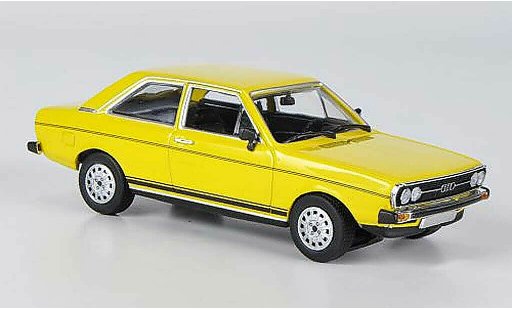 Audi 80 gt 1/43 Minichamps yellow 1972 diecast model cars