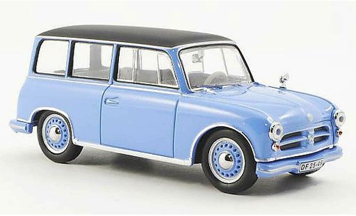 AWZ P70 berline 1/43 IST Models blue/black 1957 diecast model cars