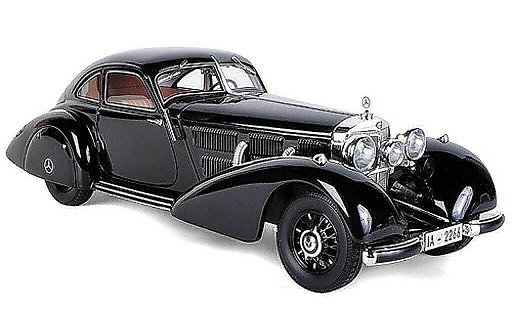 Mercedes 540 K Base 1/18 BoS Models Autobahn-Kurier black limited Auflage 2.000 piece 1935 diecast model cars