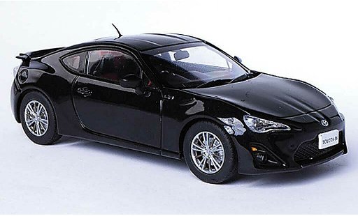 Toyota 86 2012 1/43 Ebbro black RHD diecast model cars