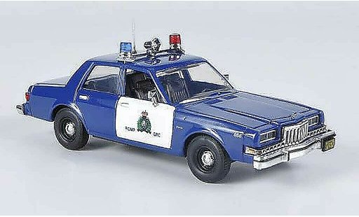 Dodge Diplomat police 1/43 First Response RCMP - Royal Canadian Mounted 1985 diecast model cars