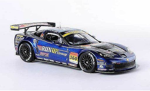 Chevrolet Corvette course 1/43 Ebbro C6 No.360 Run Up Group A.Tanaka/T.Shirasaka SGT 300 2012 diecast model cars