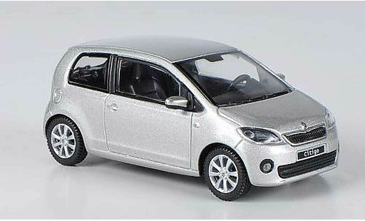 Skoda Citigo 3 portes 1/43 Abrex grey Leaf 3- 2012 diecast model cars