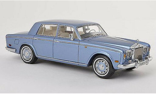 Rolls Royce Silver Shadow Base 1/43 Neo -blue LHD limitee edition 300 piece 1974 diecast model cars