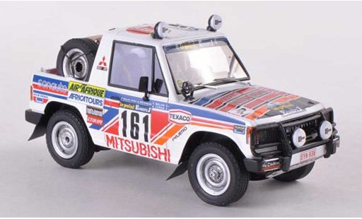 Mitsubishi Pajero Base 1/43 HPI No.161 Le Point Rally Paris-Dakar 1983 A.Cowan/C.Malkin diecast model cars