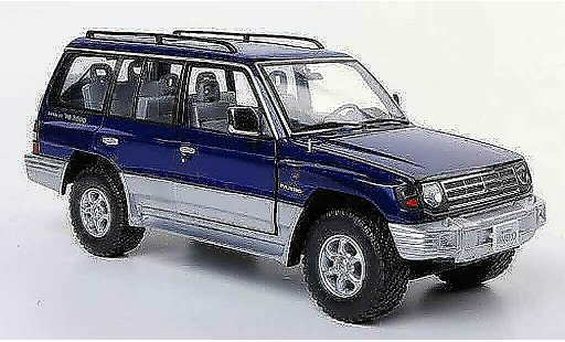 Mitsubishi Pajero Base 1/18 Sun Star 24V V6 3500 blue/grey 1998 diecast model cars