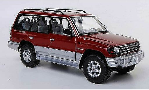 Mitsubishi Pajero Base 1/18 Sun Star 24V V6 3500 red/grey 1998 diecast model cars