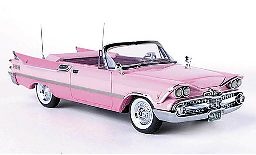 Dodge Custom Royal Lancer Cabriolet 1/43 American Excellence Convertible pink/pink limited Auflage 500 piece 1959 diecast model cars