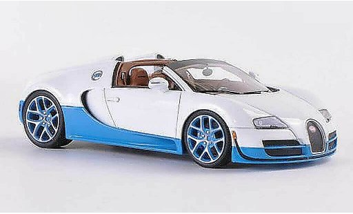 Bugatti Veyron Grand Sport 1/43 Look Smart 16.4 white/blue Paris Motorshow 2012 diecast model cars