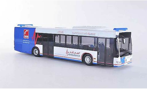 Mercedes Citaro Base 1/43 Rietze E4 Centre of Ambulance Services - Ambulance Dubai (UAE) diecast model cars