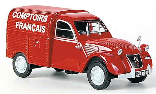Citroen 2CV Fourgonnette 1/43 Eligor AZU Comptoirs Francais diecast model cars