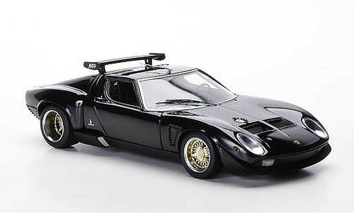 Lamborghini Miura Jota 1/43 FrontiArt SVR black 1972 diecast model cars