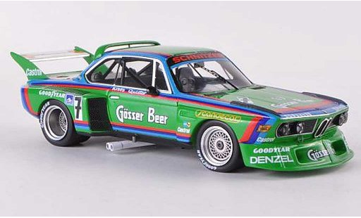 Bmw 3.0 CSL 1/43 Spark No.7 Gosser Bier 1000Km Nurburgring 1976 D.Quester/A.Krebs diecast model cars