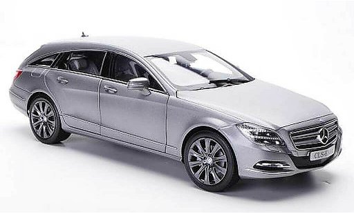 Mercedes Classe CLS Shooting Brake 1/18 Norev (X218) matt grey 2012 diecast model cars