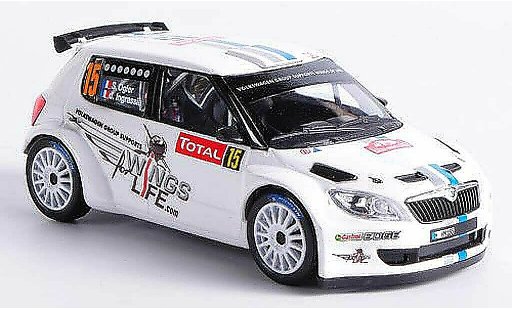 Skoda Fabia S2000 1/43 Abrex No.15 S.Ogier / J.Ingrassia Rally Monte Carlo 2012 diecast model cars