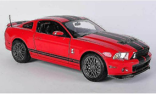 Shelby GT 500 2013 1/18 Shelby Collectibles red/mattblack diecast model cars