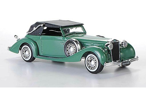 Delage D8-120 Cabriolet 1/43 Solido Convertible green 1939 diecast model cars