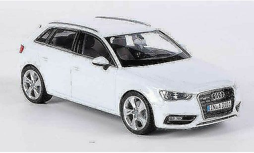 Audi A3 sportback 1/43 Schuco white 2012 diecast model cars