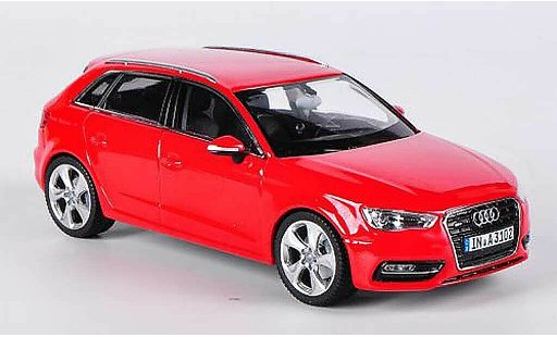 Audi A3 sportback 1/43 Schuco red 2012 diecast model cars