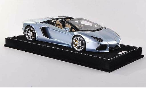 Lamborghini Aventador LP700-4 1/18 MR Collection Roadster greyblue diecast model cars