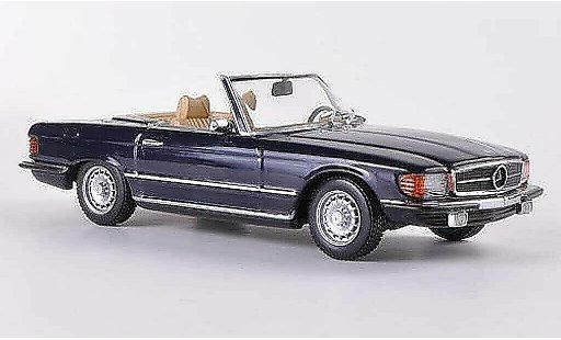 Mercedes 350 Base 1/43 Minichamps (R107) blue 1971 diecast model cars