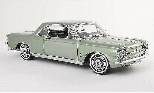 Chevrolet Corvair Coupe 1/18 Sun Star grey-vert 1963 diecast model cars