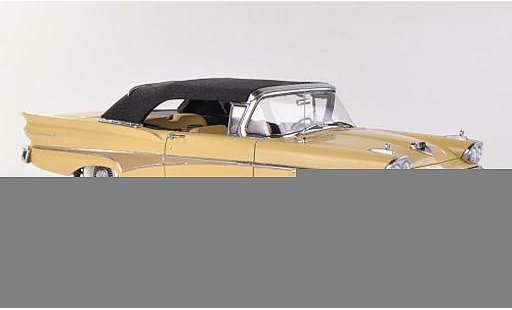 Ford Fairlane 500 Convertible 1/18 Sun Star yellow hood closed diecast model cars