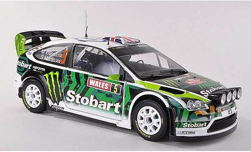 Ford Focus RS WRC 1/43 Sun Star 2008 No.5 Stobart/Monster Rally Grande-Bretagne 2010 M.Wilson/S.Martin diecast model cars