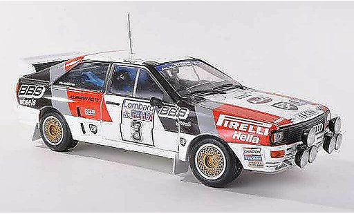 Audi Quattro a2 1/43 Sun Star No.3 Pirelli/BBS Rally Grande-Bretagne 1983 S. Blomqvist/B.Cederberg diecast model cars