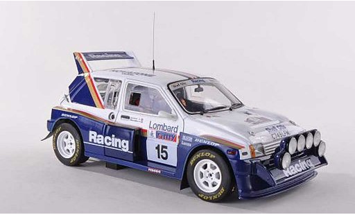 MG Metro 6R4 1/18 Sun Star No.15 Rothmans RAC Rally 1986 J.McRae/I.Grindrod diecast model cars