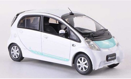 Mitsubishi iMiev Base 1/43 Vitesse white/turquoise RHD diecast model cars
