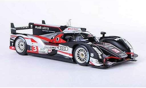 Audi R18 tdi 1/43 Spark 2012 ultra No.3 Dumas / Duval / Gene 12h Le Mans diecast model cars