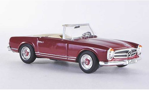 Mercedes 230 SL 1/43 WhiteBox (W113) red 1963 diecast model cars