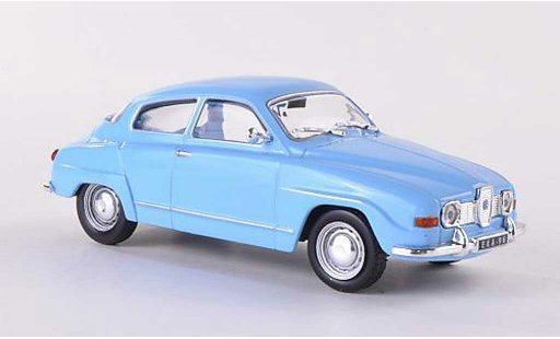 Saab 96 Base 1/43 WhiteBox blue diecast model cars