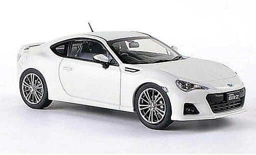 Subaru BRZ Concept 1/43 Ebbro matt white RHD Tokyo Motor Show 2011 diecast model cars