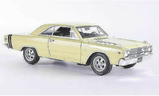Dodge Dart 1968 1/43 Highway 61 GTS beige/black diecast model cars