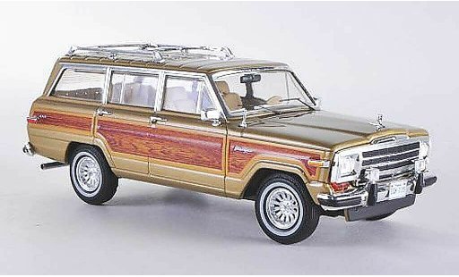 Jeep Wagoneer Edition Limit&Atilde;&copy;e 1/43 Premium X gold/Holzeffekt Sondermodell limited Auflage 500 piece 1989 diecast model cars