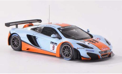 McLaren MP4-12C GT3 1/43 TrueScale Miniatures No.9 Gulf Racing 24h Spa 2012 R.Bell/A.Meyrick/M.Wainwright diecast model cars