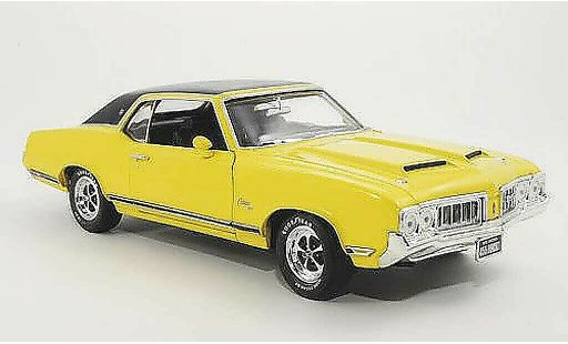 Oldsmobile Cutlass SX 1/18 Ertl yellow/black 1970 diecast model cars